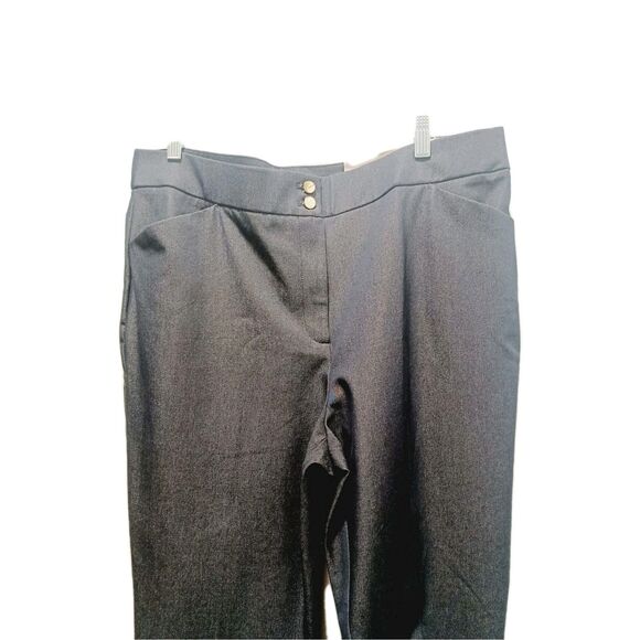 Chico's Women's Secret Stretch Straight Leg Crop Pants Size 14 - Picture 3 of 10